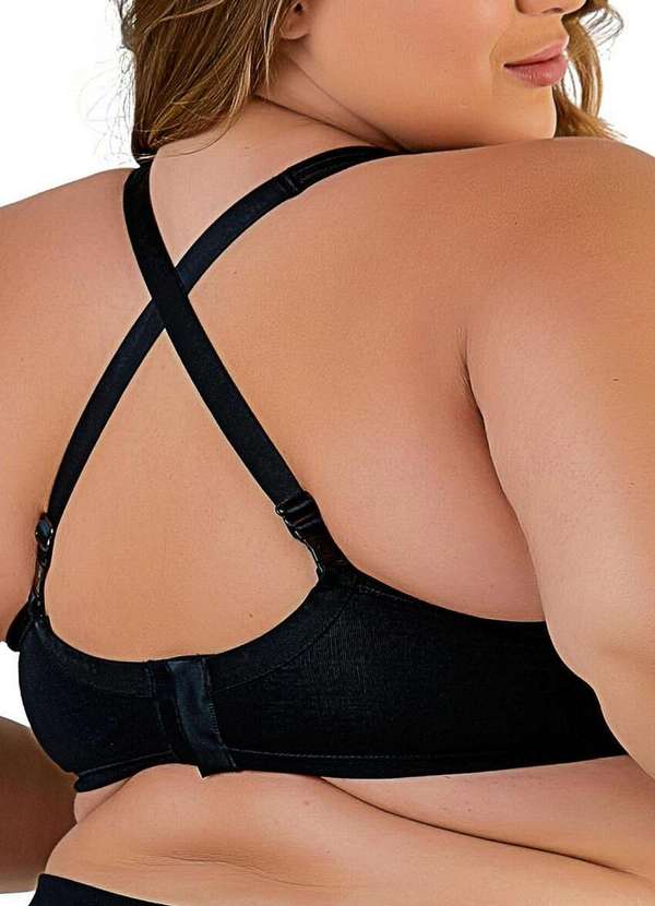 Love Secret - Sutiã com Aro e Bojo Love Secret 813101 Plus Size 012-Preto 2