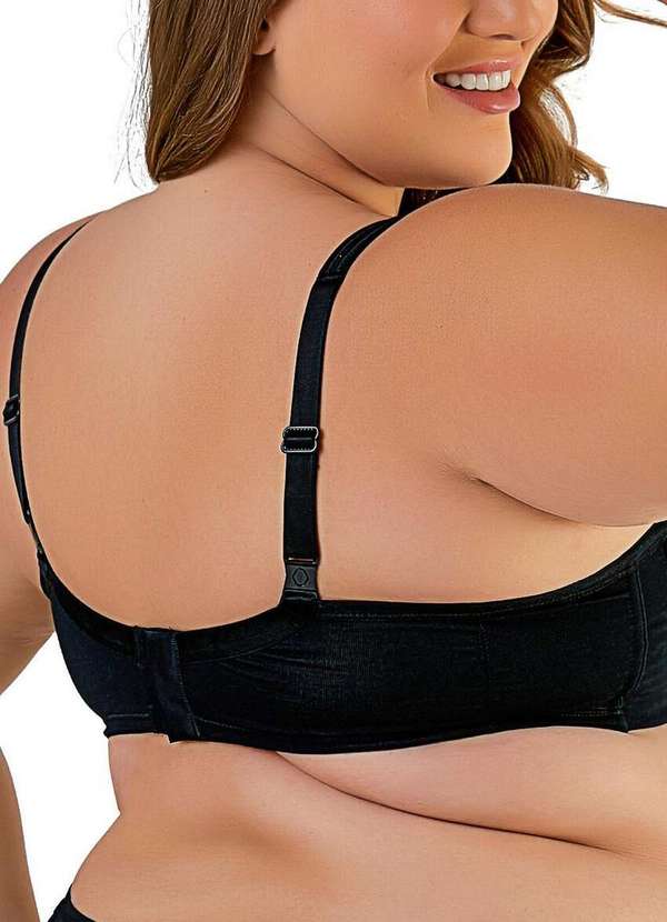 Love Secret - Sutiã com Aro e Bojo Love Secret 813101 Plus Size 012-Preto 3