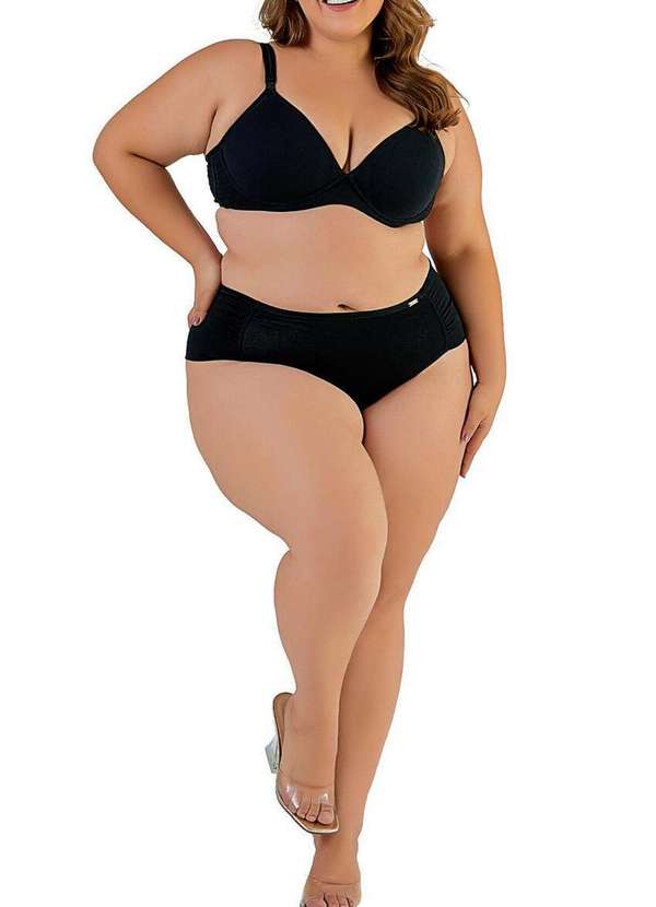 Love Secret - Sutiã com Aro e Bojo Love Secret 813101 Plus Size 012-Preto 4