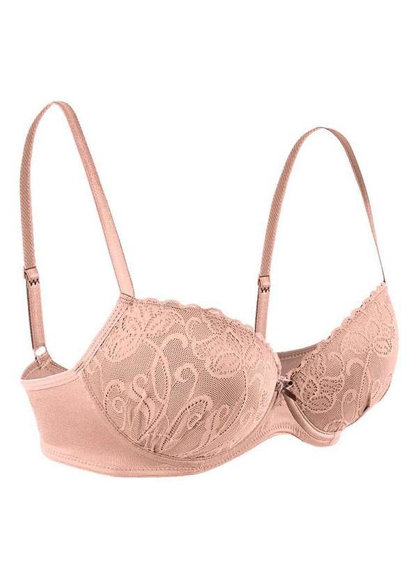 Demillus - Sutiã com Aro e Bojo Nova Gemma Demillus 67249 Taça B 98-Rosa-Blush 3