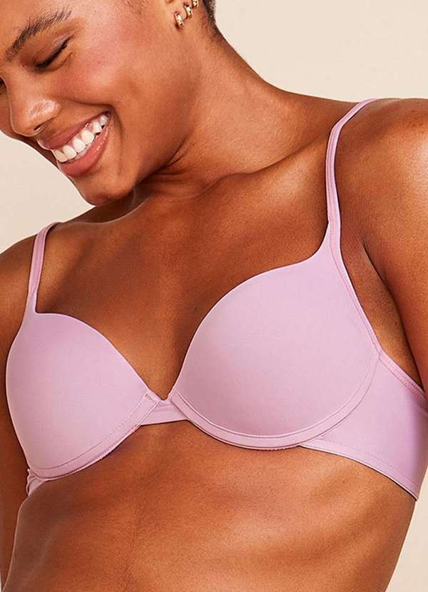 Bonjour - Sutiã com Aro e Bojo Push Up Bonjour 0b251140 Rbm-Rosa-Bloom 3