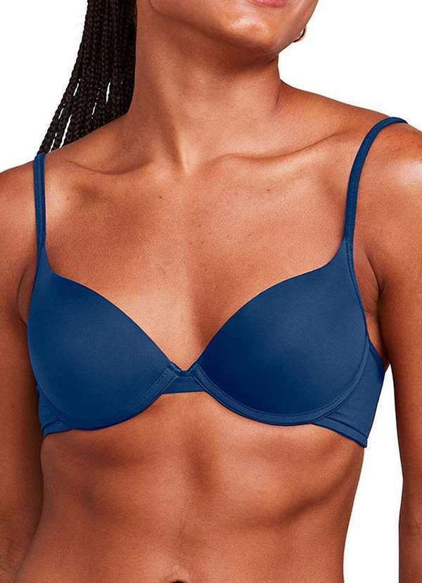 Bonjour - Sutiã com Aro e Bojo Push Up Bonjour 0b251140 Zmt-Azul-Marítimo