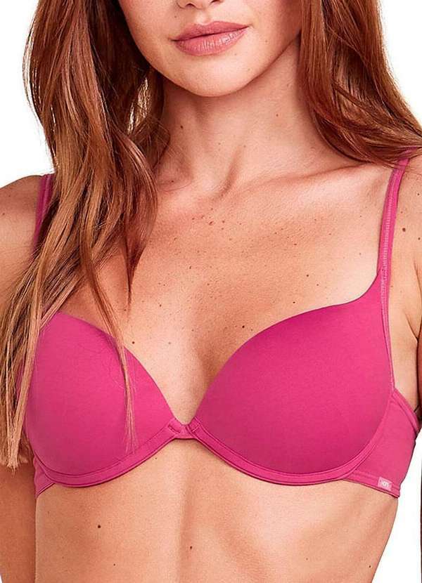 Hope - Sutiã com Aro e Bojo Push Up Hope 2384 Taça B Pry-Pink-Berry