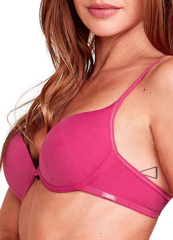 Hope - Sutiã com Aro e Bojo Push Up Hope 2384 Taça B Pry-Pink-Berry 3