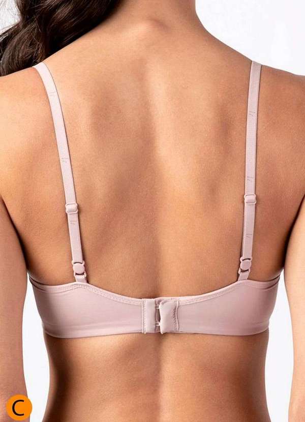 Liz - Sutiã com Aro e Bojo Push Up Liz 51384 Taça C Blush 2