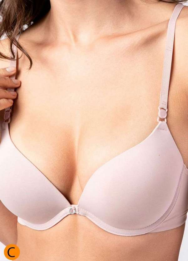 Liz - Sutiã com Aro e Bojo Push Up Liz 51384 Taça C Blush 3