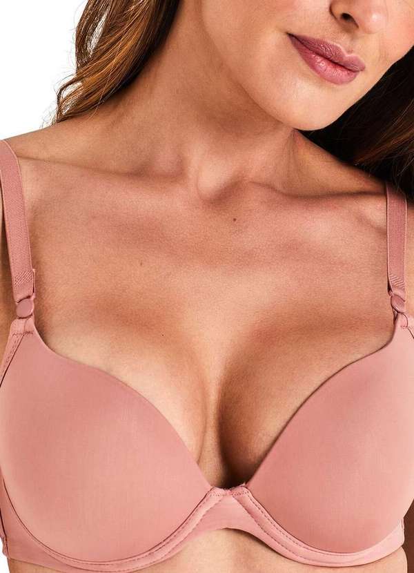 Liz - Sutiã com Aro e Bojo Push Up Liz 51690 Taça a 582-Rosa-Mônaco 4