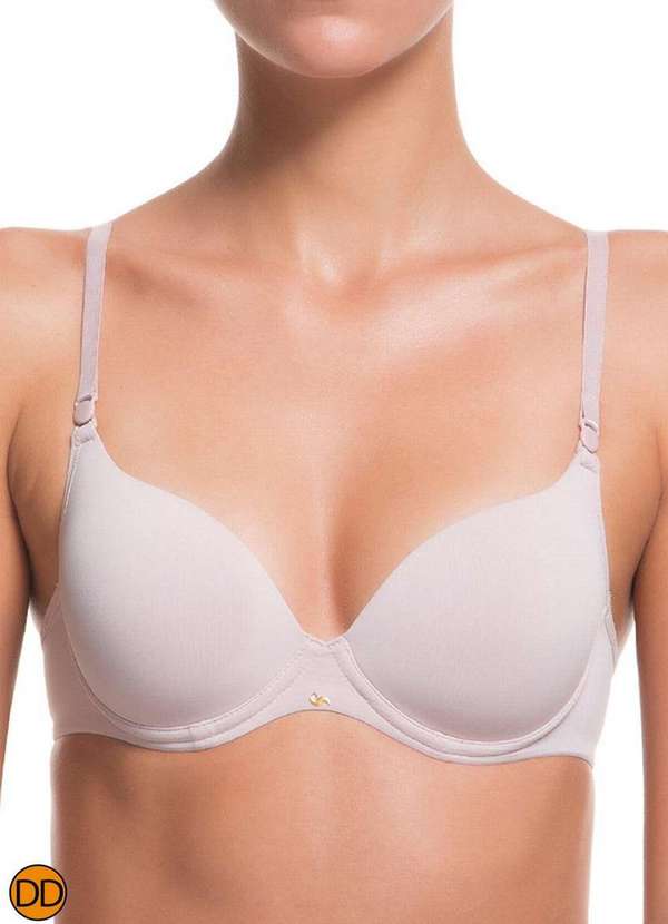 Liz - Sutiã com Aro e Bojo Push Up Liz 51805 Taça Dd 365-Blush