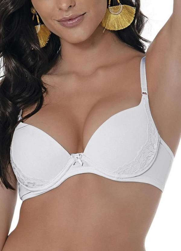 Demillus - Sutiã com Aro e Bojo Rivali Demillus 67188 20-Branco