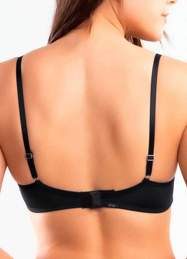 She - Sutiã com Aro e Bojo She 530.01 Pt00-Preto 2