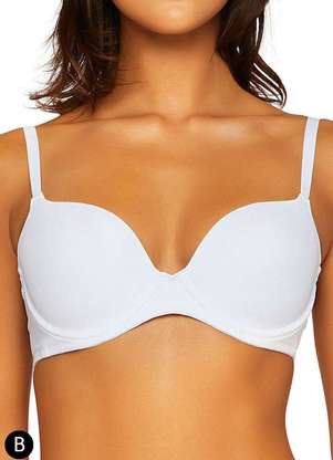 Sutiã com Aro e Bojo Valisere 24263 Taça B - VALISERE