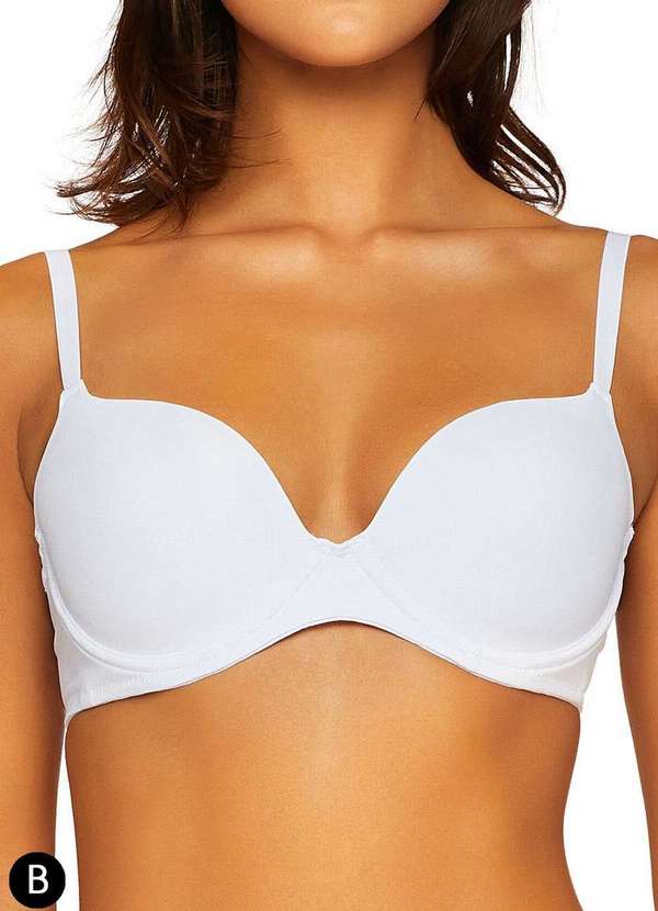 Valisere - Sutiã com Aro e Bojo Valisere 24263 Taça B 09-Branco