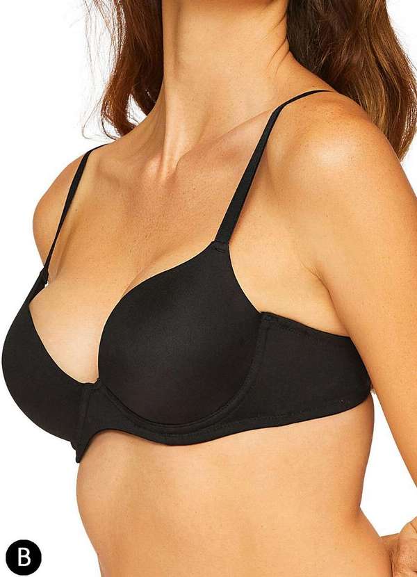 Valisere - Sutiã com Aro e Bojo Valisere 24263 Taça B 71-Preto 3