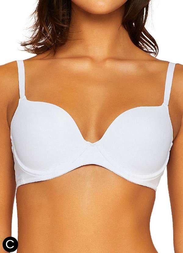 Valisere - Sutiã com Aro e Bojo Valisere 24263 Taça C 09-Branco