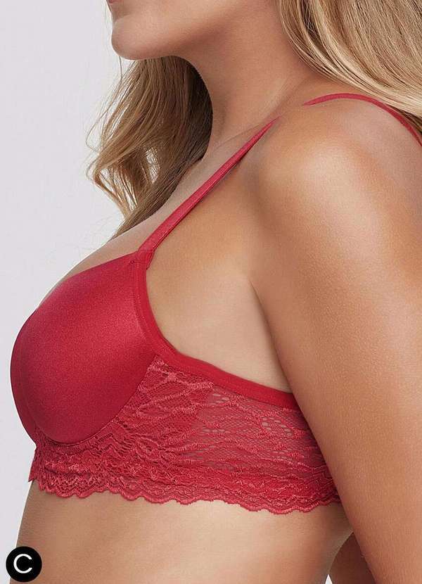 Triumph - Sutiã com Aro e Bojo Wp Triumph 25077 Taça C 559-Divino 3