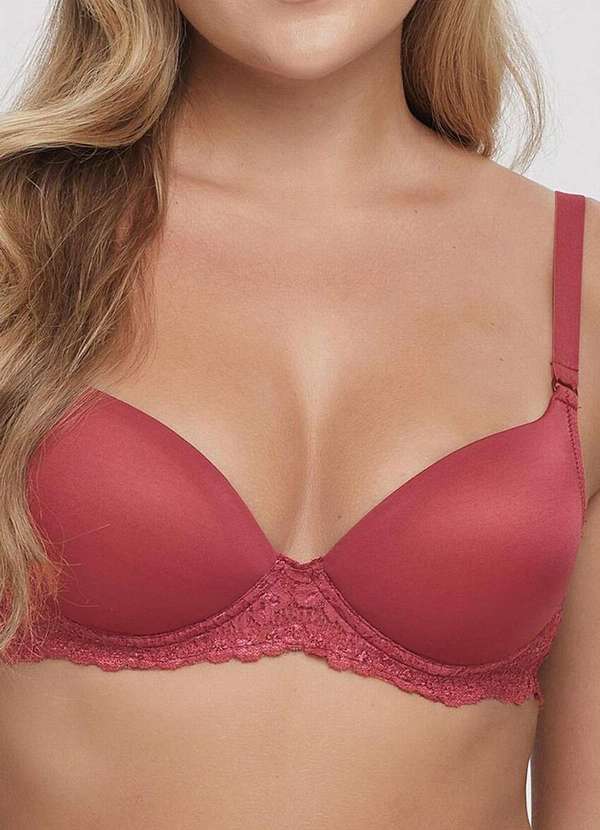 Triumph - Sutiã com Aro e Bojo Wp Brigite Triumph 25084 Taça B 235-Sensuale