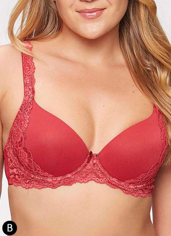 Triumph - Sutiã com Aro e Bojo Wp Triumph Classic Soft 24727 Taça B 101-Rococo 2