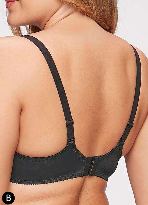 Triumph - Sutiã com Aro e Bojo Wp Triumph Classic Soft 24727 Taça B 217-Preto 3