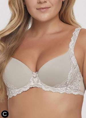 Sutiã com Aro e Bojo Wp Triumph Classic Soft 24727 Taça C - TRIUMPH