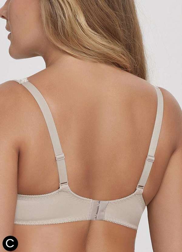 Triumph - Sutiã com Aro e Bojo Wp Triumph Classic Soft 24727 Taça C 48-Mink 2