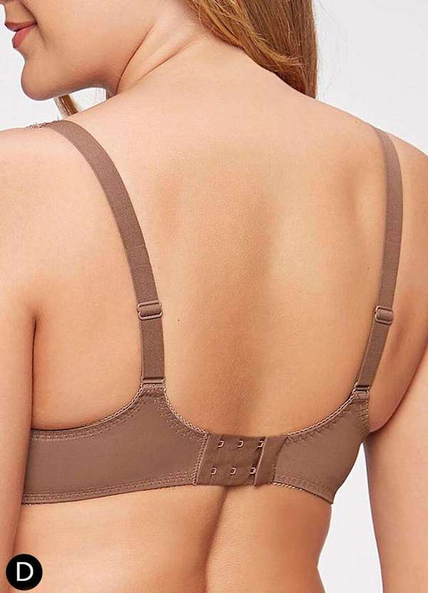 Triumph - Sutiã com Aro e Bojo Wp Triumph Classic Soft 24727 Taça D 196-Mascavo 3