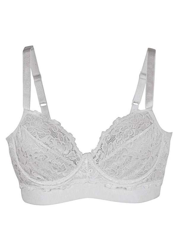 Demillus - Sutiã com Aro e sem Bojo Antinéa Demillus 64021 20-Branco 2