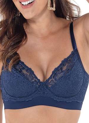 Sutiã com Aro e sem Bojo Antinéa Demillus 64021 - DEMILLUS