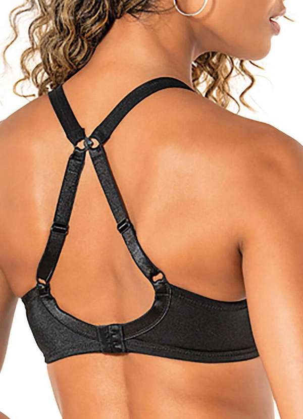 Demillus - Sutiã com Aro e sem Bojo Barínya Demillus 65307 27-Preto 2