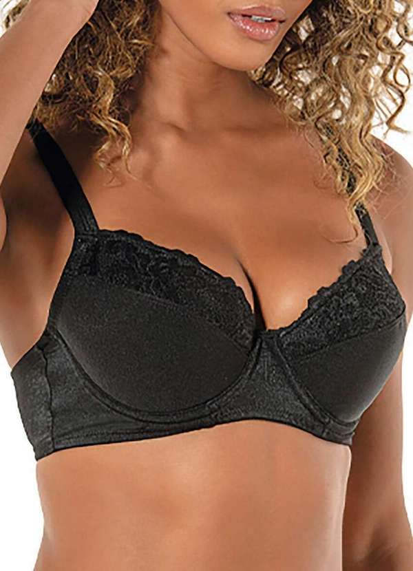 Demillus - Sutiã com Aro e sem Bojo Barínya Demillus 65307 27-Preto 3