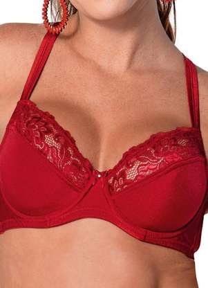 Sutiã com Aro e sem Bojo Bojo Demillus 64086 - DEMILLUS