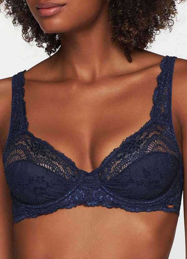 Valisere - Sutiã com Aro e sem Bojo Bojo Valisere 30060 639-Marítimo