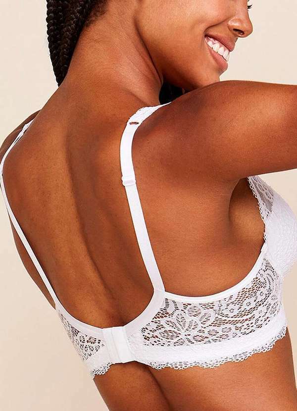 Bonjour - Sutiã com Aro e sem Bojo Bonjour 0b241990 Brc-Branco 2