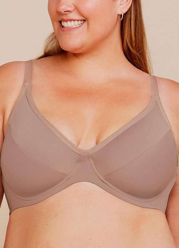 Bonjour - Sutiã com Aro e sem Bojo Bonjour 0b246150 Cma-Bege-Camurça 4