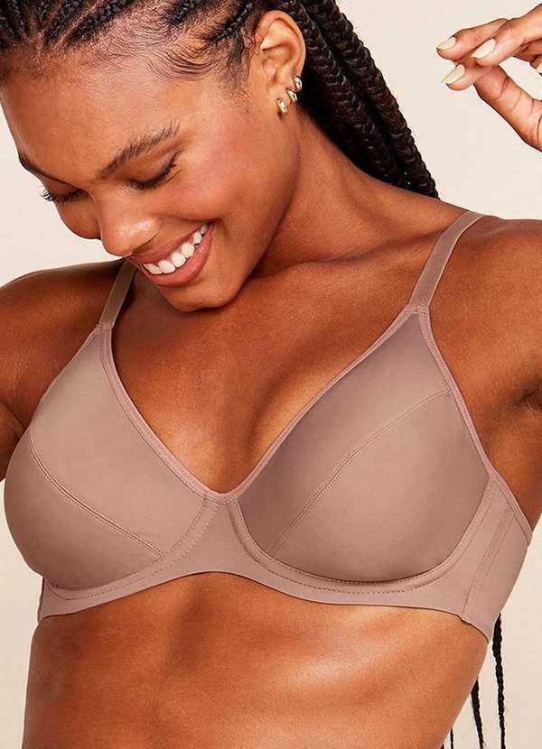 Bonjour - Sutiã com Aro e sem Bojo Bonjour 0b246150 Cma-Bege-Camurça 6