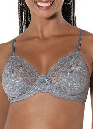 Sutiã com Aro e sem Bojo Cello Demillus 64512 - DEMILLUS