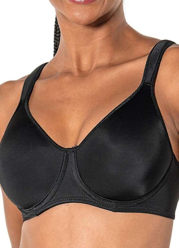 Demillus - Sutiã com Aro e sem Bojo Cítara Demillus 64513 27-Preto