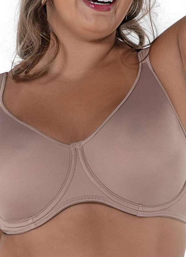 Demillus - Sutiã com Aro e sem Bojo Cítara Demillus 64513 55-Bege-Rosado 2
