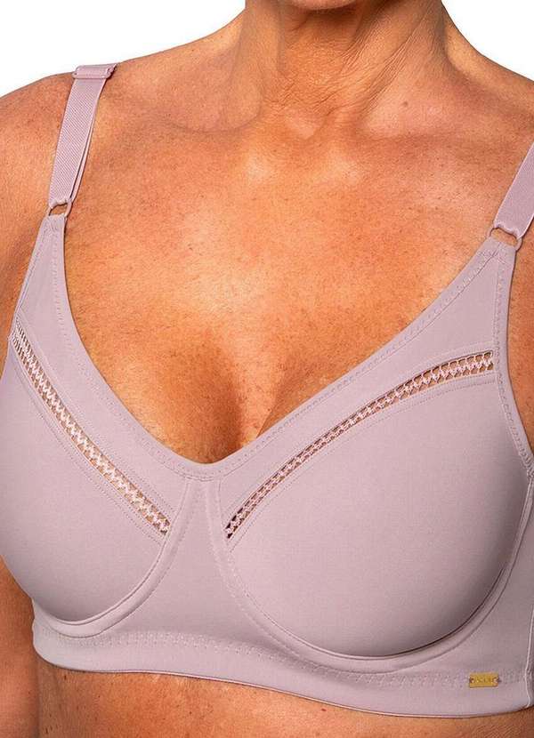 Dilady - Sutiã com Aro e sem Bojo Dilady 323183 407-Rosa-Retro
