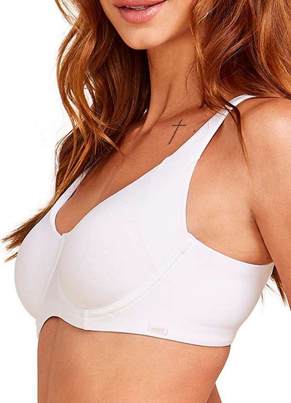 Hope - Sutiã com Aro e sem Bojo Hope 240880 Brc-Branco 3