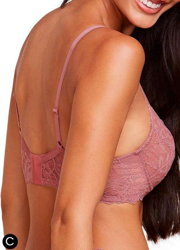 Hope - Sutiã com Aro e sem Bojo Hope L24055 Taça C Rln-Rosa-Collant 2