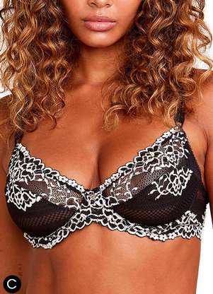 Sutiã com Aro e sem Bojo Hope Le2282 Taça C - HOPE