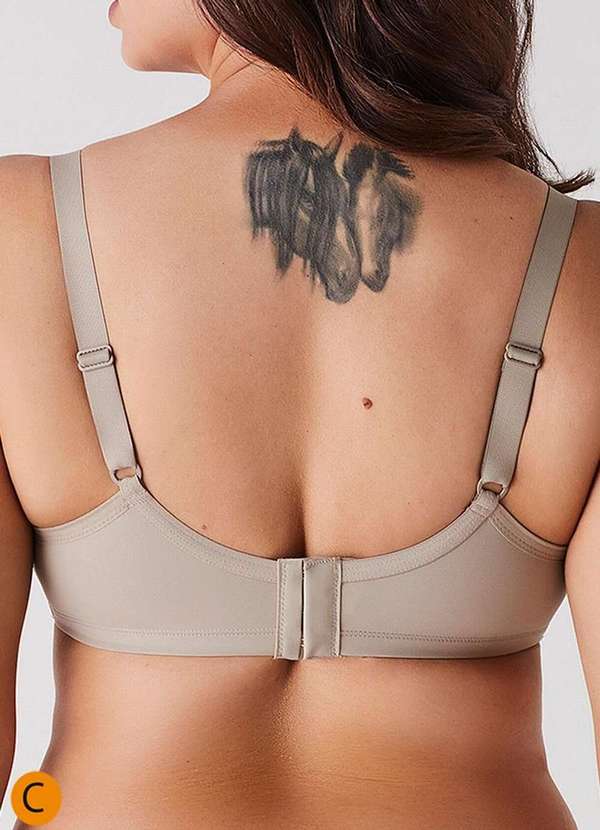 Liz - Sutiã com Aro e sem Bojo Liz 57247 Taça C 260-Sepia 2