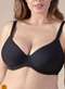 Liz - Sutiã com Aro e sem Bojo Liz 57247 Taça D 260-Sepia - variação: 71-Preto