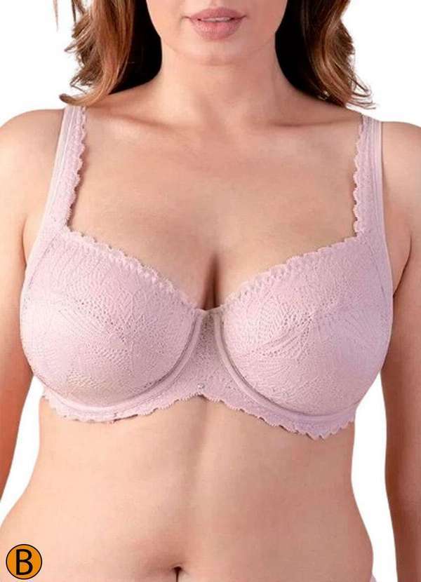 Liz - Sutiã com Aro e sem Bojo Liz 57902 Taça B 365-Blush
