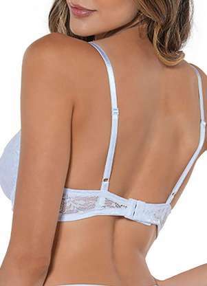 Sutiã com Aro e sem Bojo Nupcial Demillus 64105 - DEMILLUS
