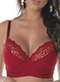 Demillus - Sutiã com Aro e sem Bojo Rendado Demillus 64237 Taça C 06-Carmim - variação: 06-Carmim