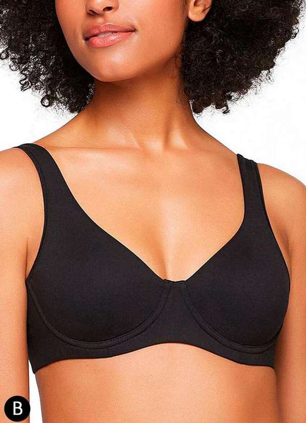 Valisere - Sutiã com Aro e sem Bojo Valisere 24246 Taça B 71-Preto