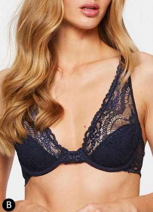 Sutiã com Aro e sem Bojo Valisere 24250 Taça B - VALISERE