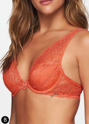 Sutiã com Aro e sem Bojo Valisere 24250 Taça B - VALISERE