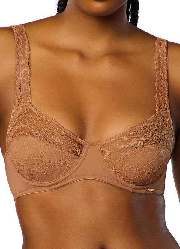 Valisere - Sutiã com Aro e sem Bojo Valisere 26123.5 804-Bronze
